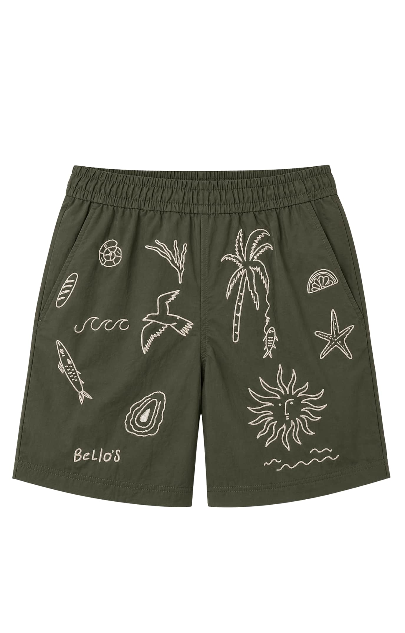 Green Summer Shorts